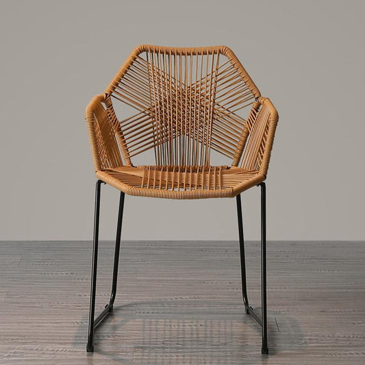 Chaise de salle à manger en rotin Boltz (ensemble de 2)