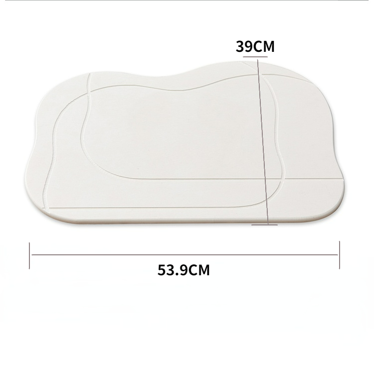 Tapis de bain en boue de diatomées