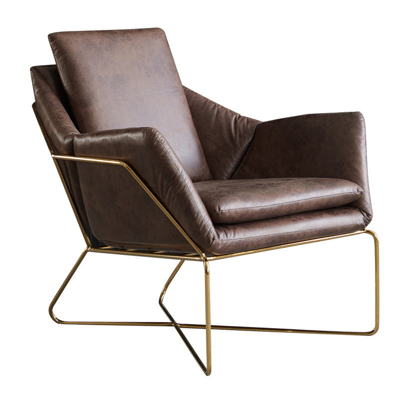 Fauteuil en cuir Hoboken
