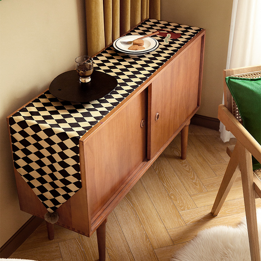 Chemin de table à carreaux Curran