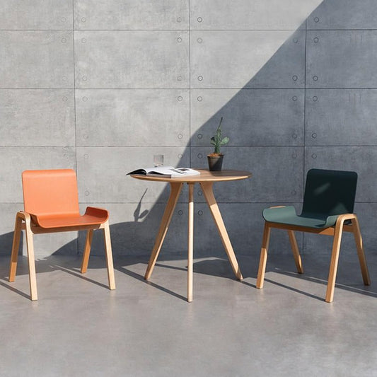 Chaise de salle à manger en bois Alya (lot de 2)