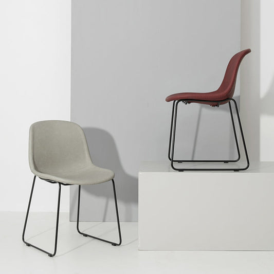 Chaise de salle à manger en similicuir Kody (lot de 2)