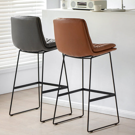 Tabouret de bar en métal Evelin (lot de 2)