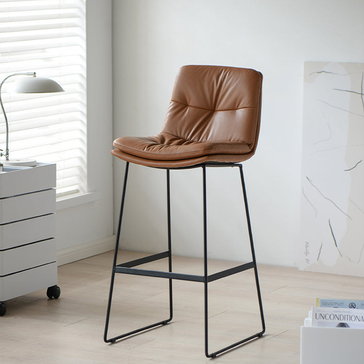 Tabouret de bar en métal Evelin (lot de 2)