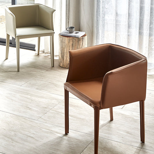 Fauteuil Braxton en similicuir (lot de 2)