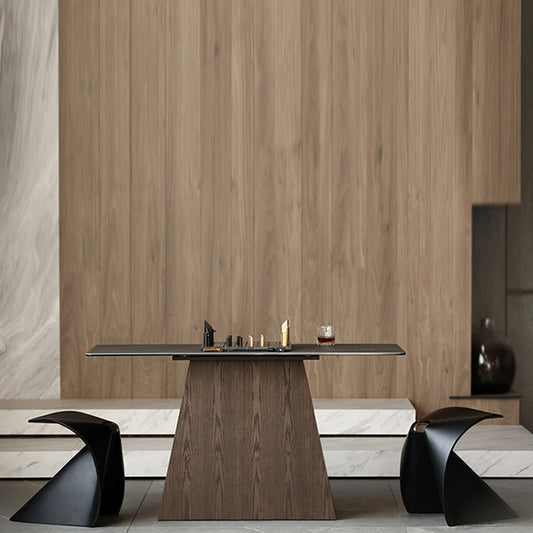 Tabouret court créatif en bois massif Bucholz