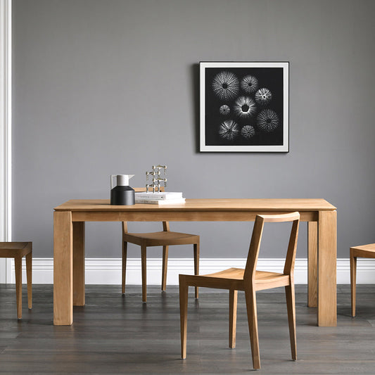Table à manger moderne LEIA REGIS en bois massif scandinave nordique