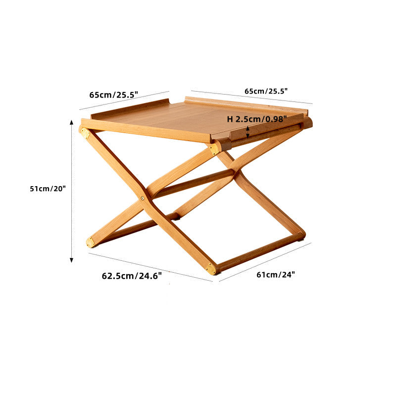 Table basse pliante sur piédestal Elvira