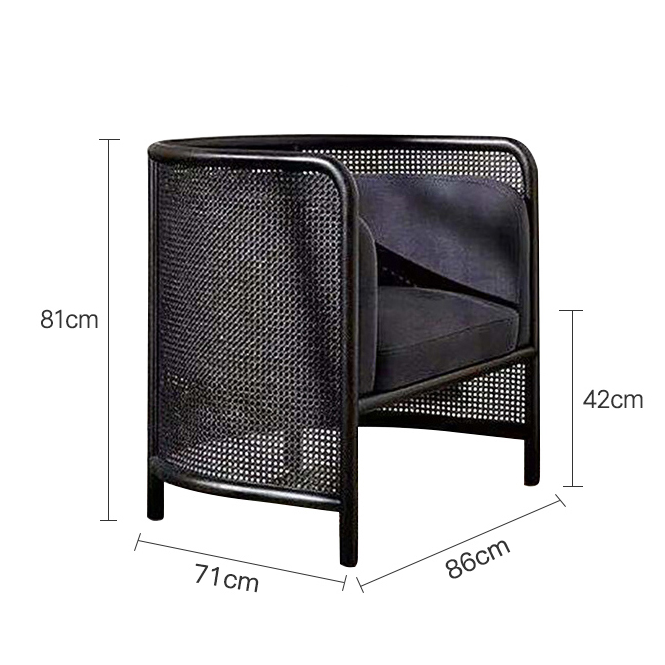 Chaise en rotin Edwards Leisure