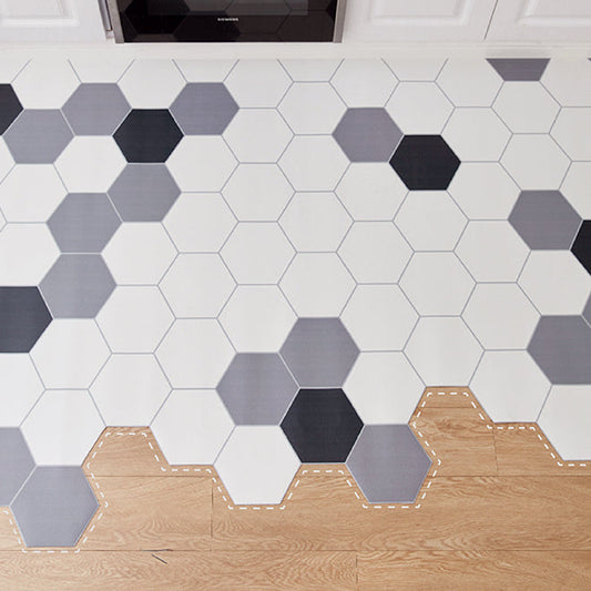 Tapis de cuisine hexagonal Element