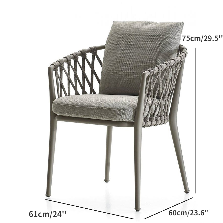 Fauteuil de salle à manger Anacely Patio (lot de 2)