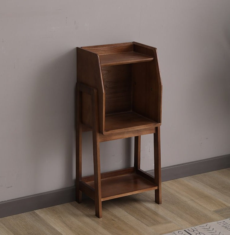 Bibliothèque en pin massif ANTHONY Rangement précieux / Livres