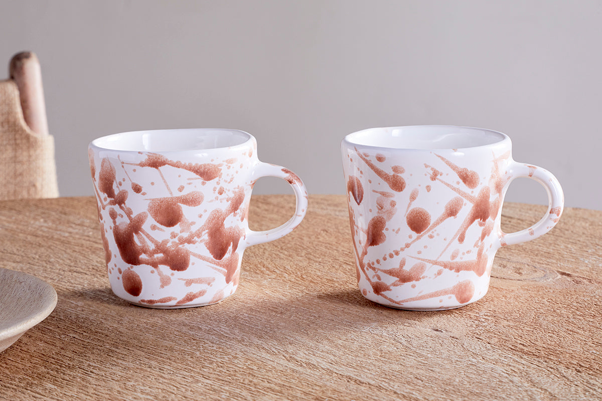 Tasse Canela - Terre cuite poussiéreuse - (Lot de 2)