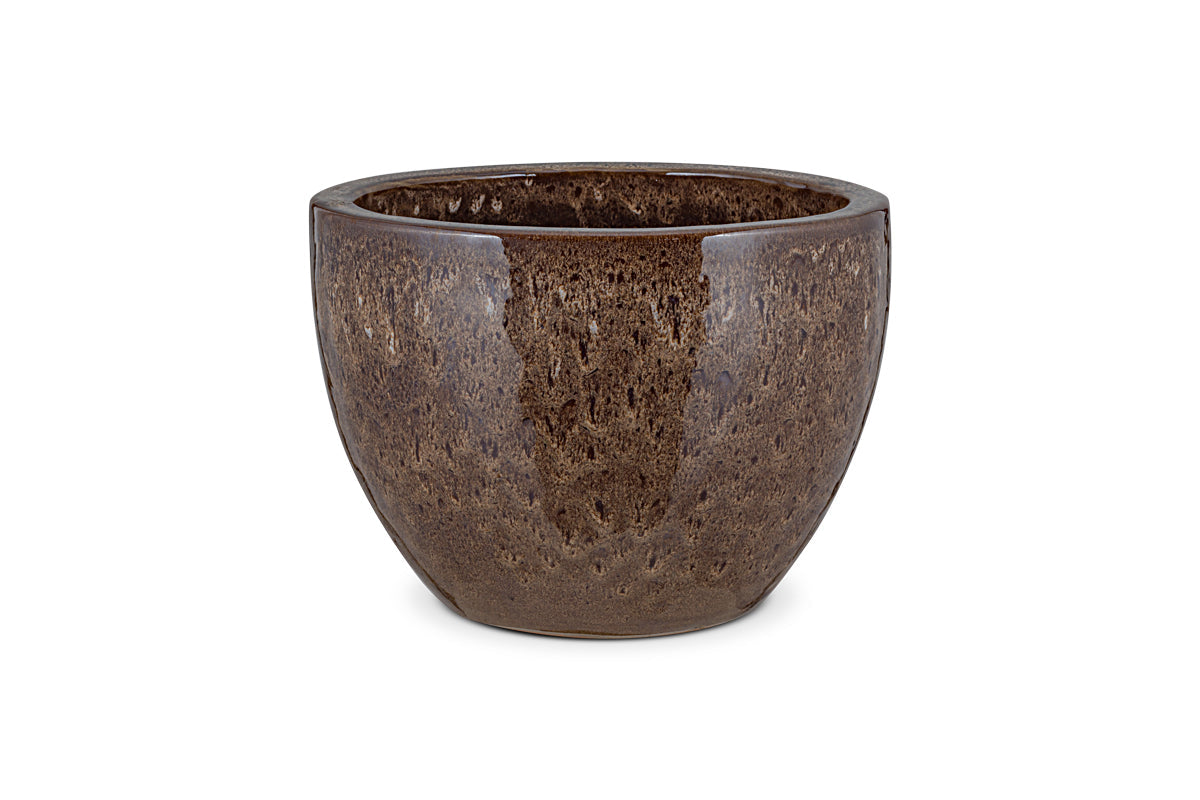 Jardinière en terre cuite Dunai - Marron