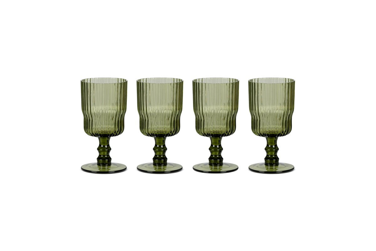 Verre à vin Fali - Olive - (Lot de 4)