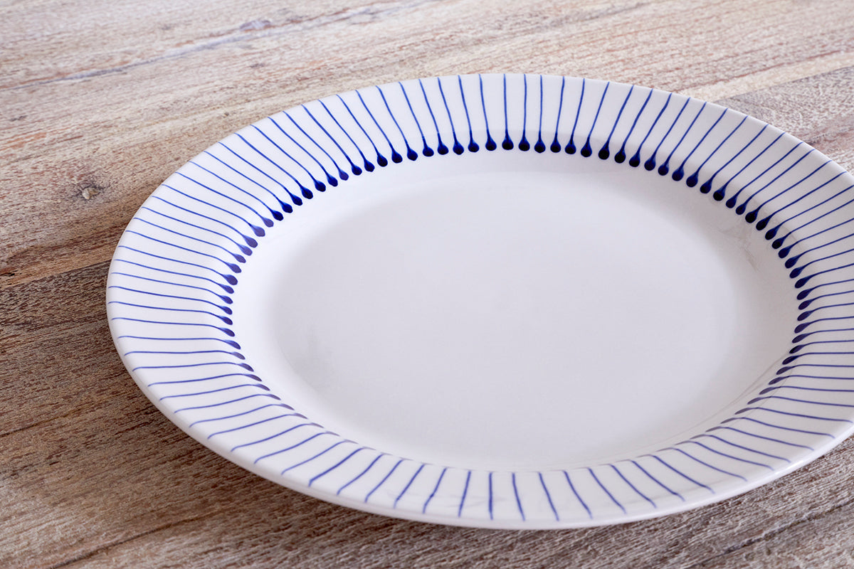 Assiette plate Iba - Indigo
