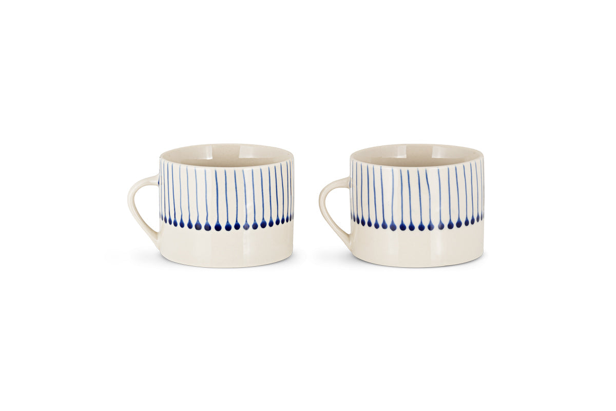 Tasse Iba - Indigo - Grand (Ensemble de 2)