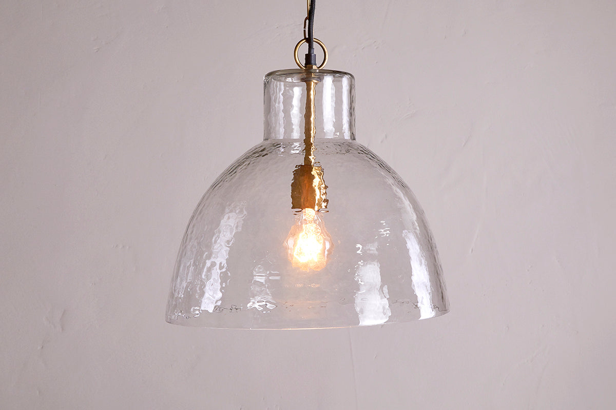 Suspension en verre recyclé Inayah - Transparent