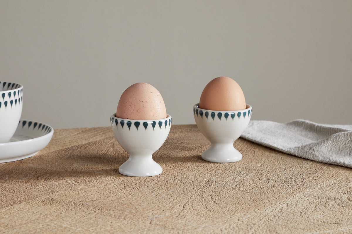 Coquetiers Juniper Drop - Crème et genièvre (lot de 2)