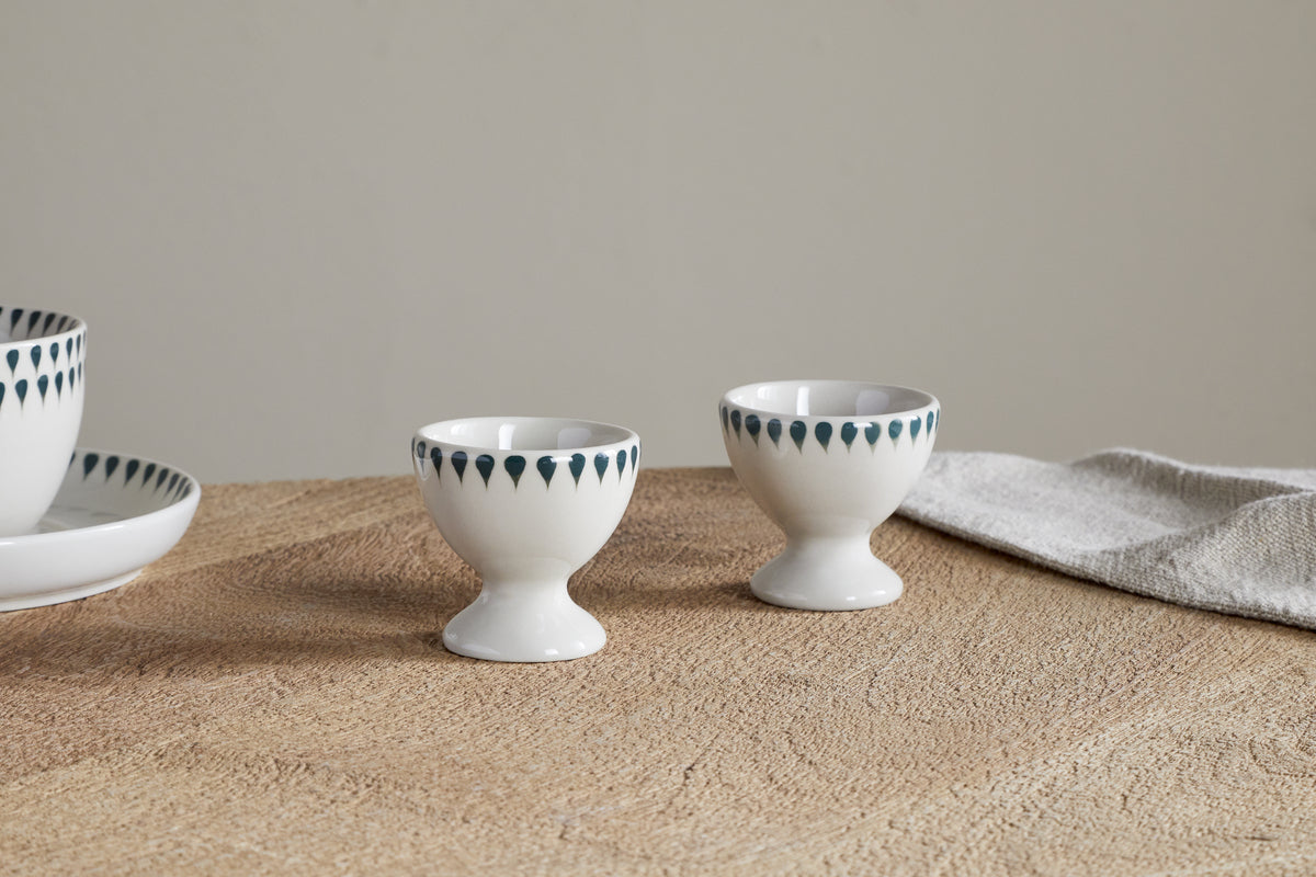 Coquetiers Juniper Drop - Crème et genièvre (lot de 2)