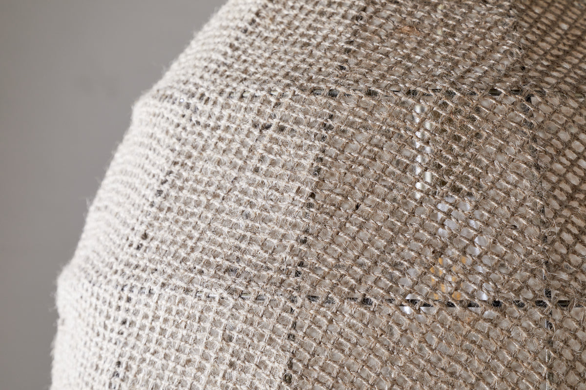 Pendentif en jute tissé Jahari - Naturel
