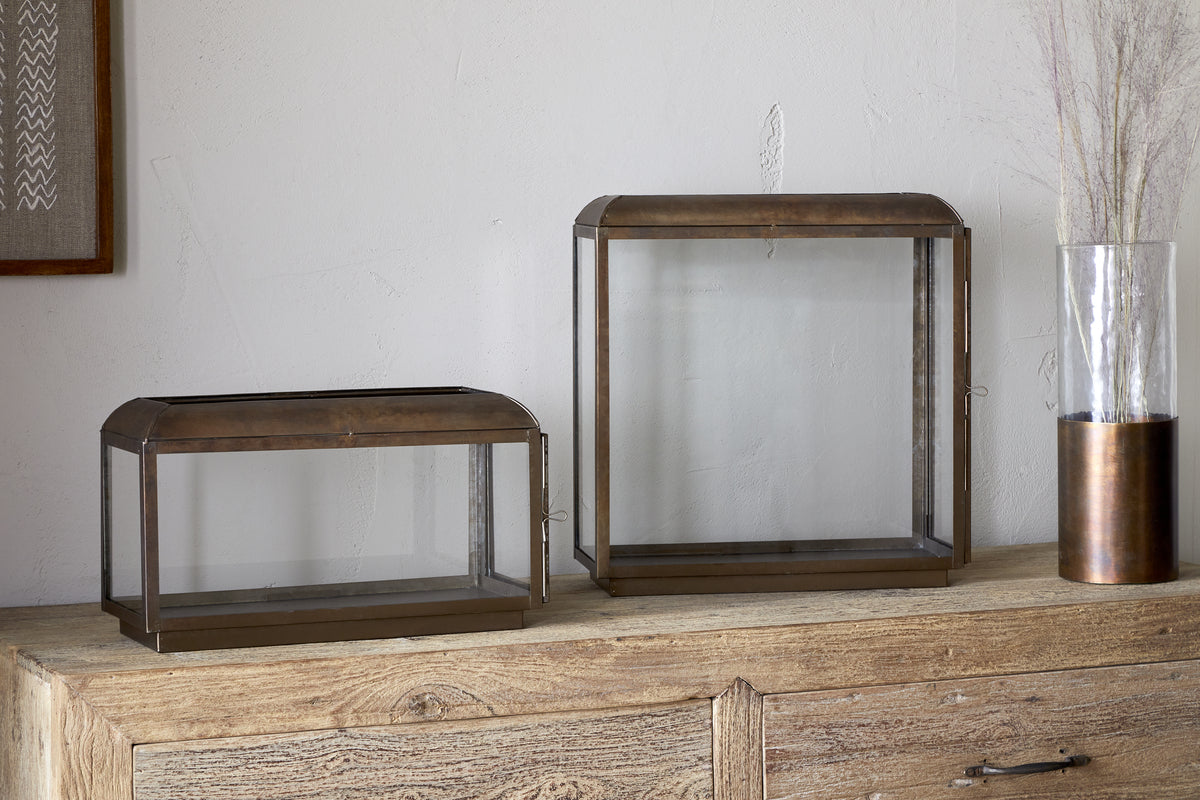 Lanterne large Kiwanda - Laiton antique