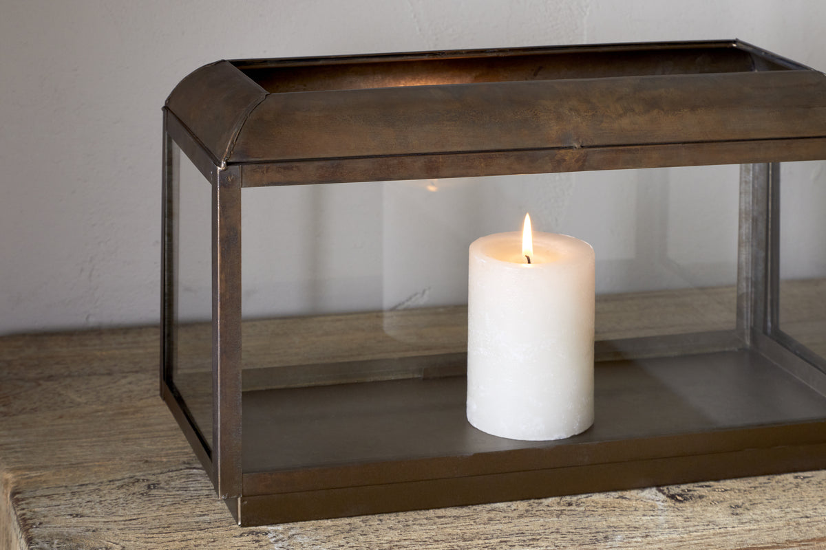 Lanterne haute Kiwanda - Laiton antique