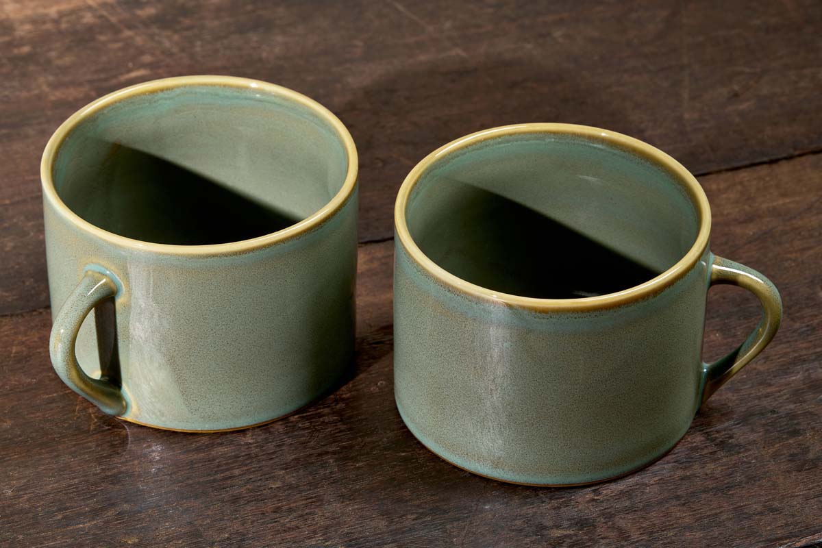 Tasses Kalini - Bleues - Grandes (Lot de 2)