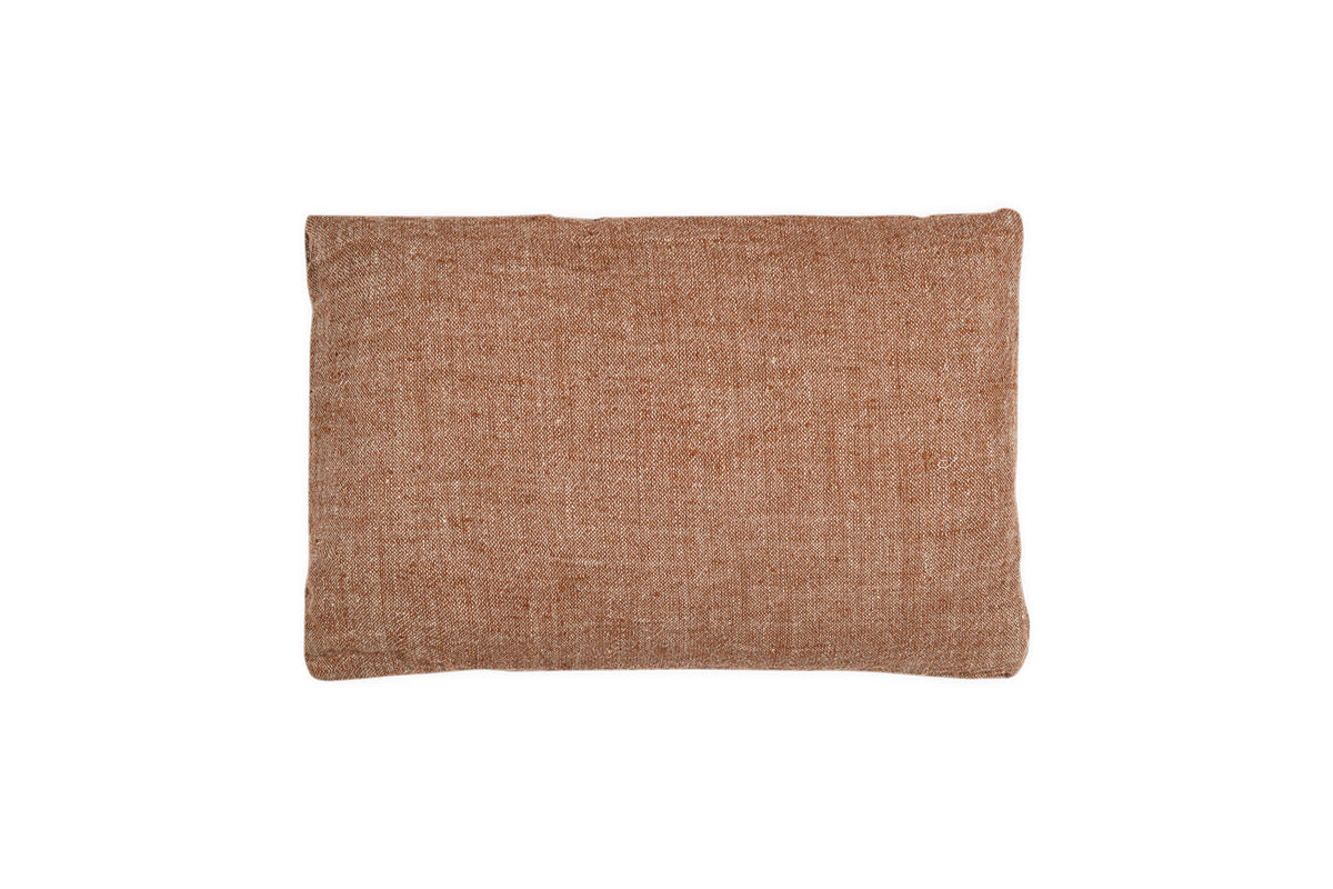 Housse de coussin en lin Kana - Rouille