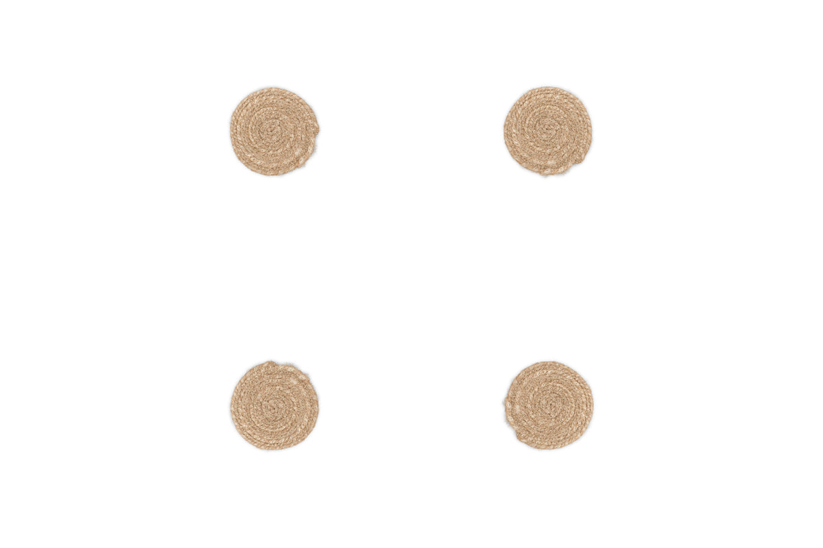 Sous-verres tissés Keso - Naturel - (Lot de 4)