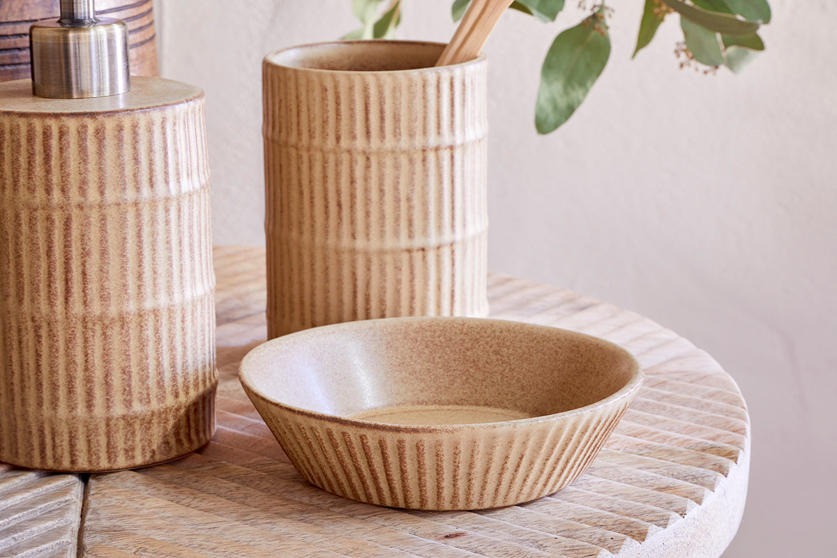 Porte-savon en céramique Kiani - Crème