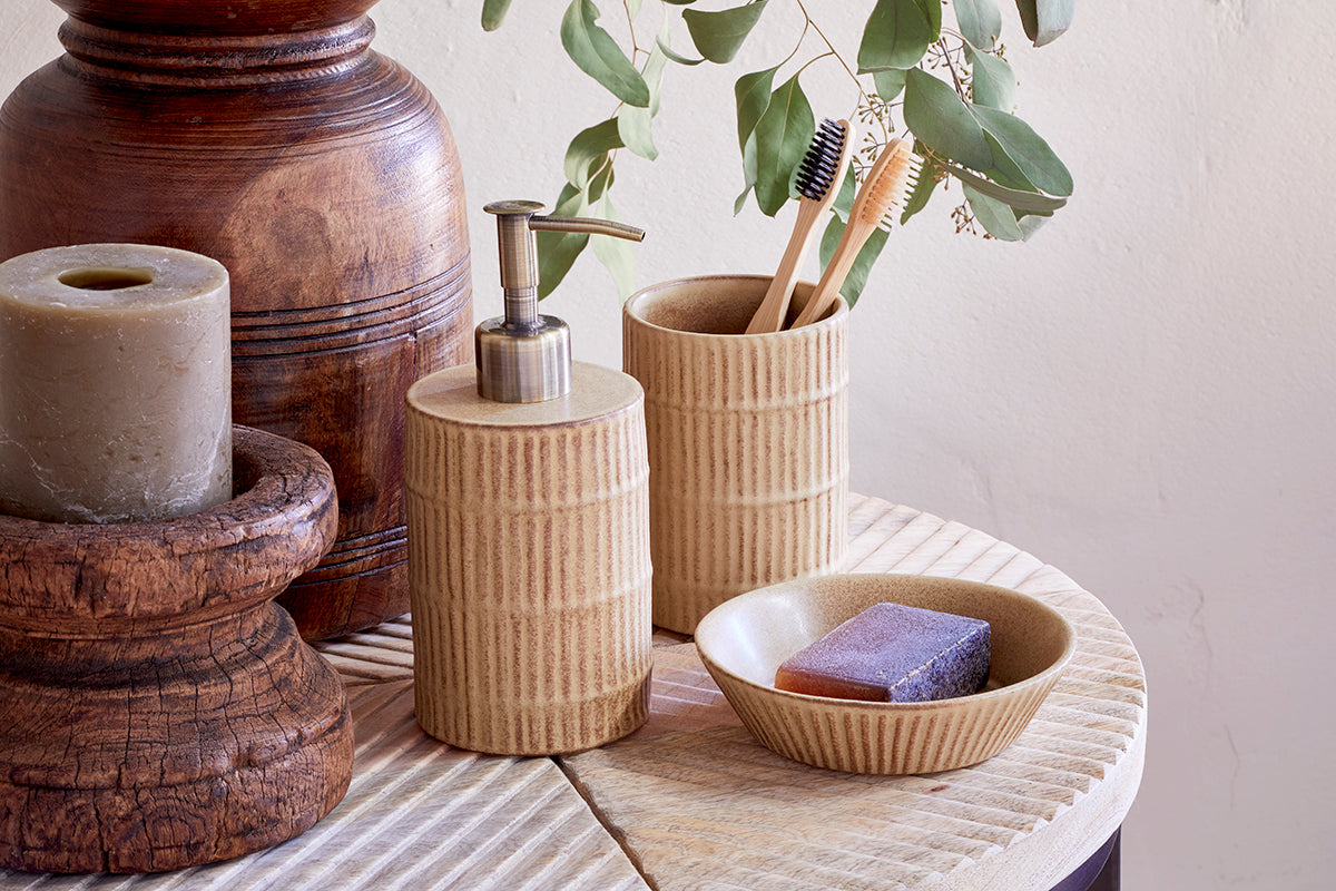 Porte-savon en céramique Kiani - Crème