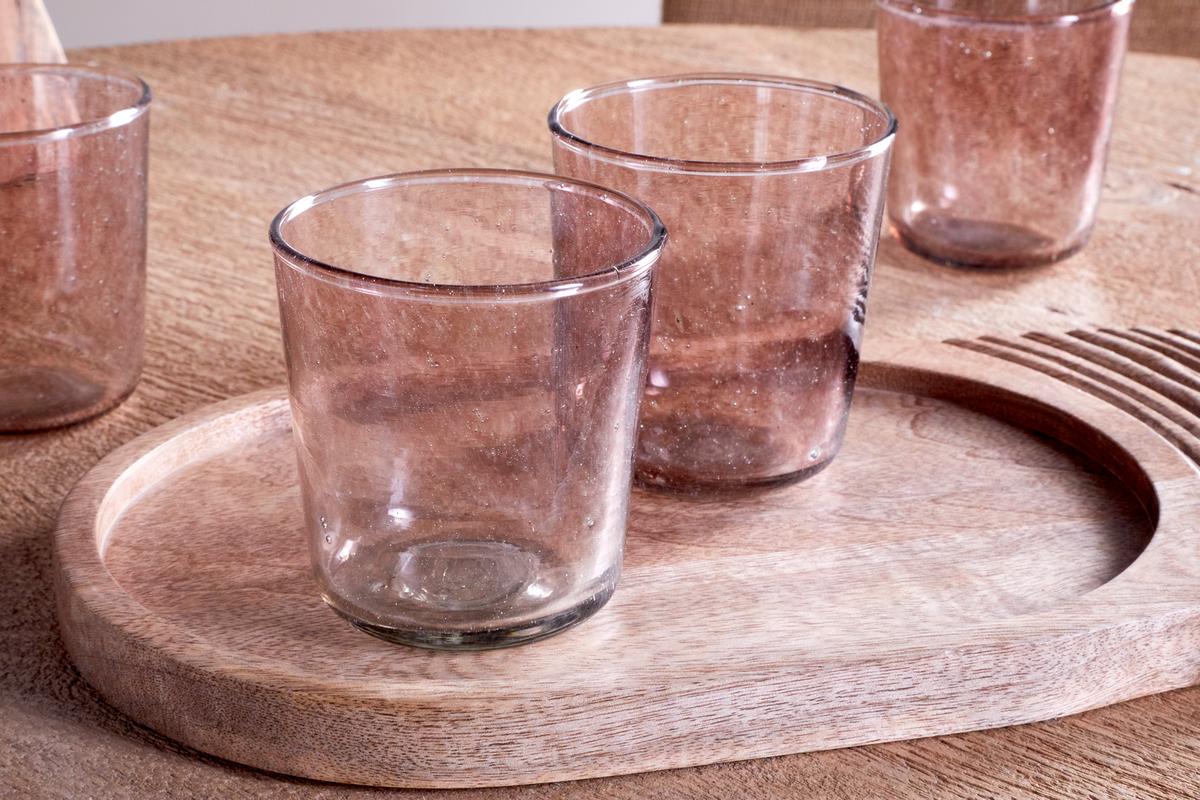 Verre Llanera - Prune - (Lot de 4)