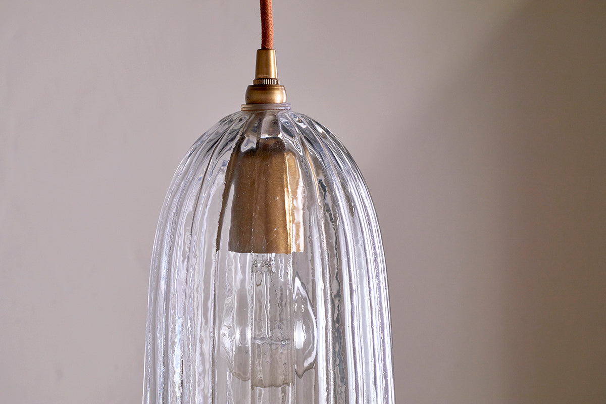 Suspension Lumina en verre recyclé - Transparent