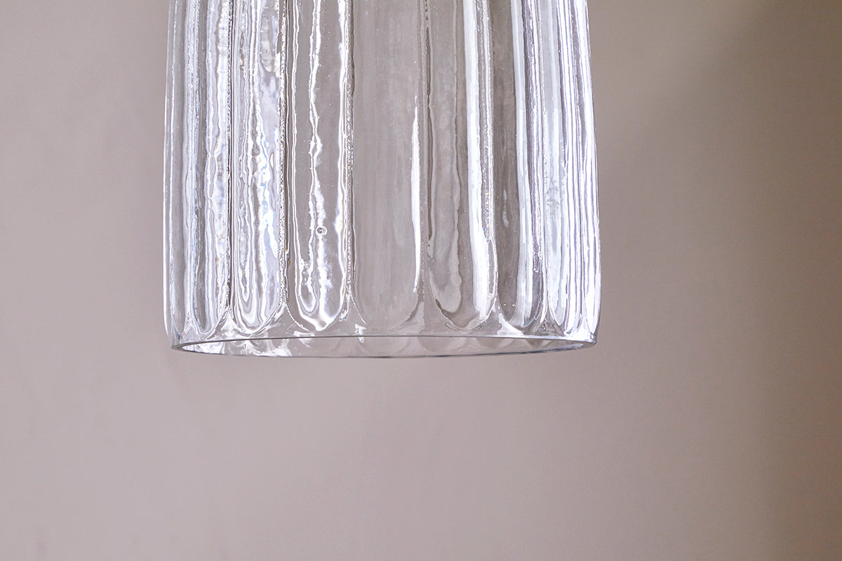 Suspension Lumina en verre recyclé - Transparent
