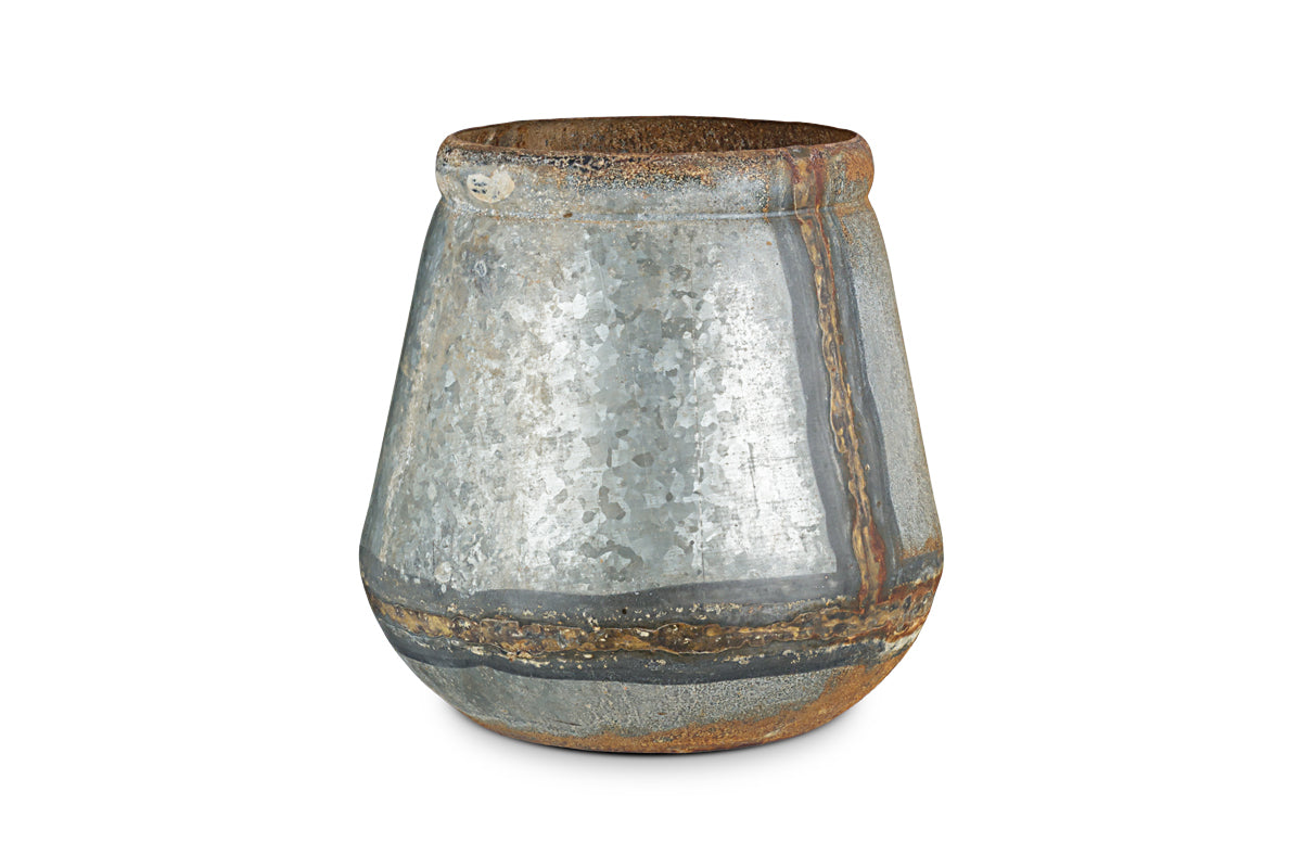 Jardinière d'extérieur Mamba - Zinc vieilli