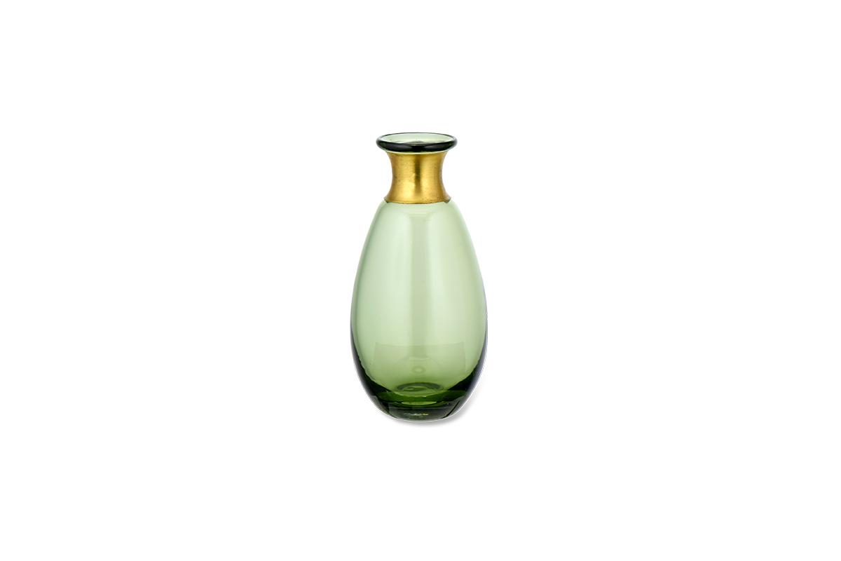 Mini vase en verre Miza - Vert