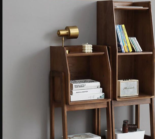 Bibliothèque en pin massif ANTHONY Rangement précieux / Livres