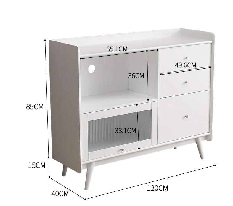 Buffet nordique HENRY, armoire de rangement de cuisine