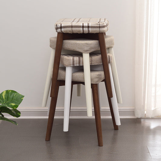 Tabouret coussin JAXON Table à manger et coiffeuse en bois massif