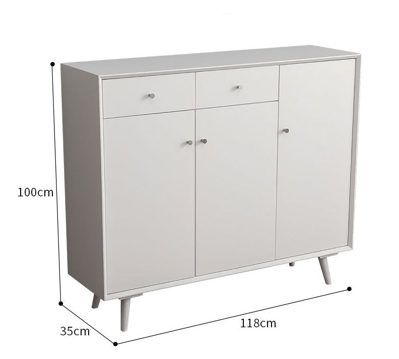 Meuble à chaussures Eileen SWEDEN en bois dur scandinave nordique, 4 couleurs et 4 tailles