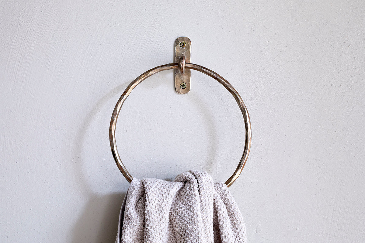 Anneau porte-serviettes Olani - Laiton antique