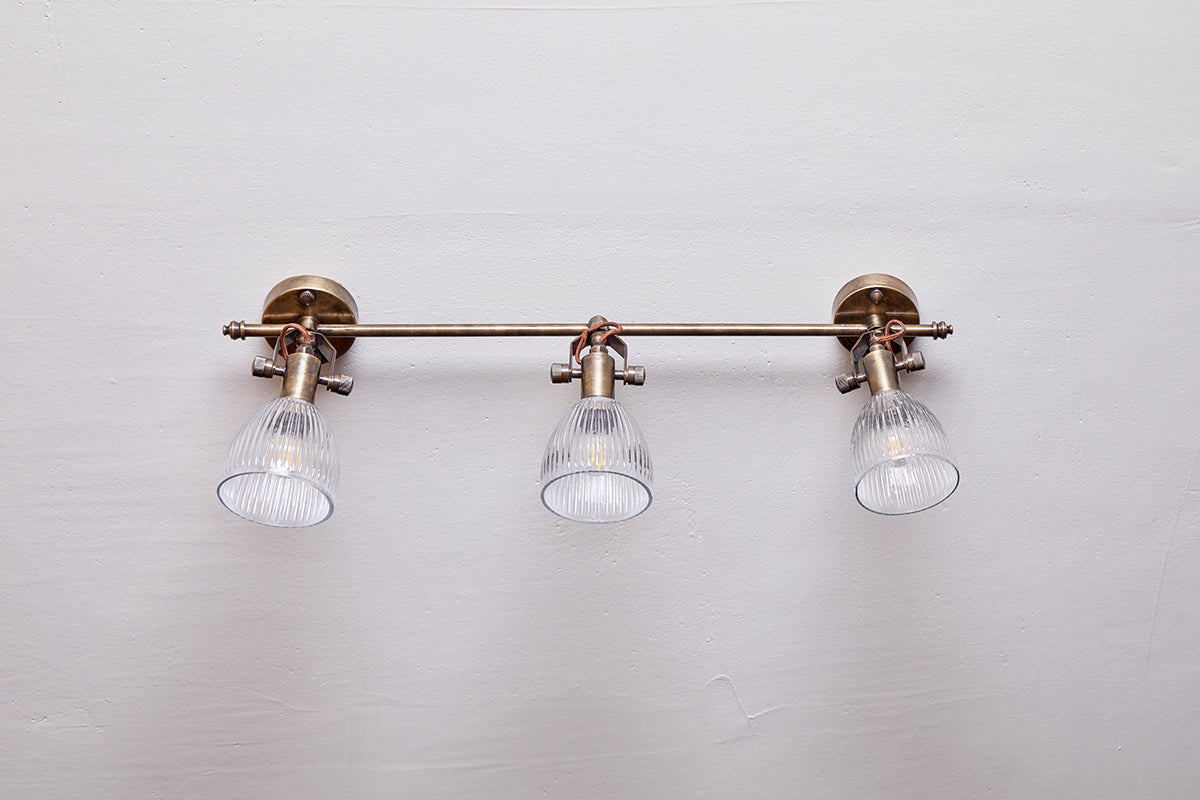 Barre de spots de plafond Rarni - Laiton antique