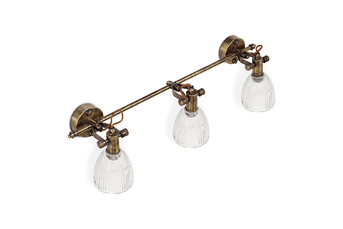 Barre de spots de plafond Rarni - Laiton antique