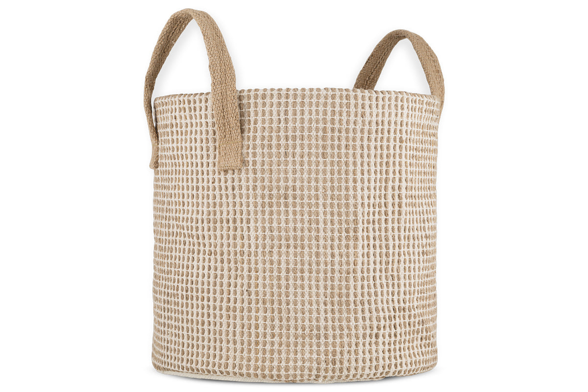 Panier Rohia - Naturel & Crème