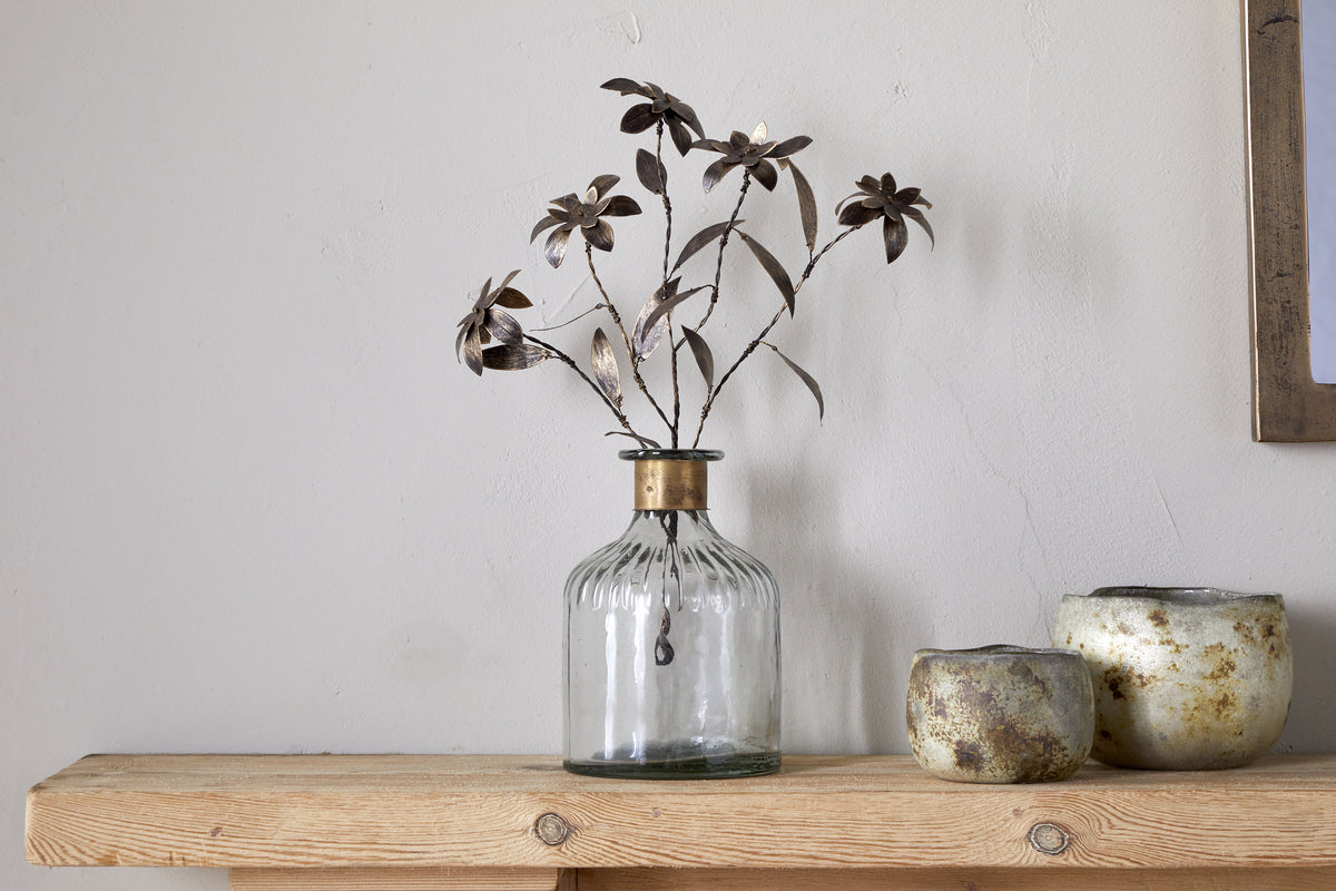 Tige de fleur Svara - Laiton antique