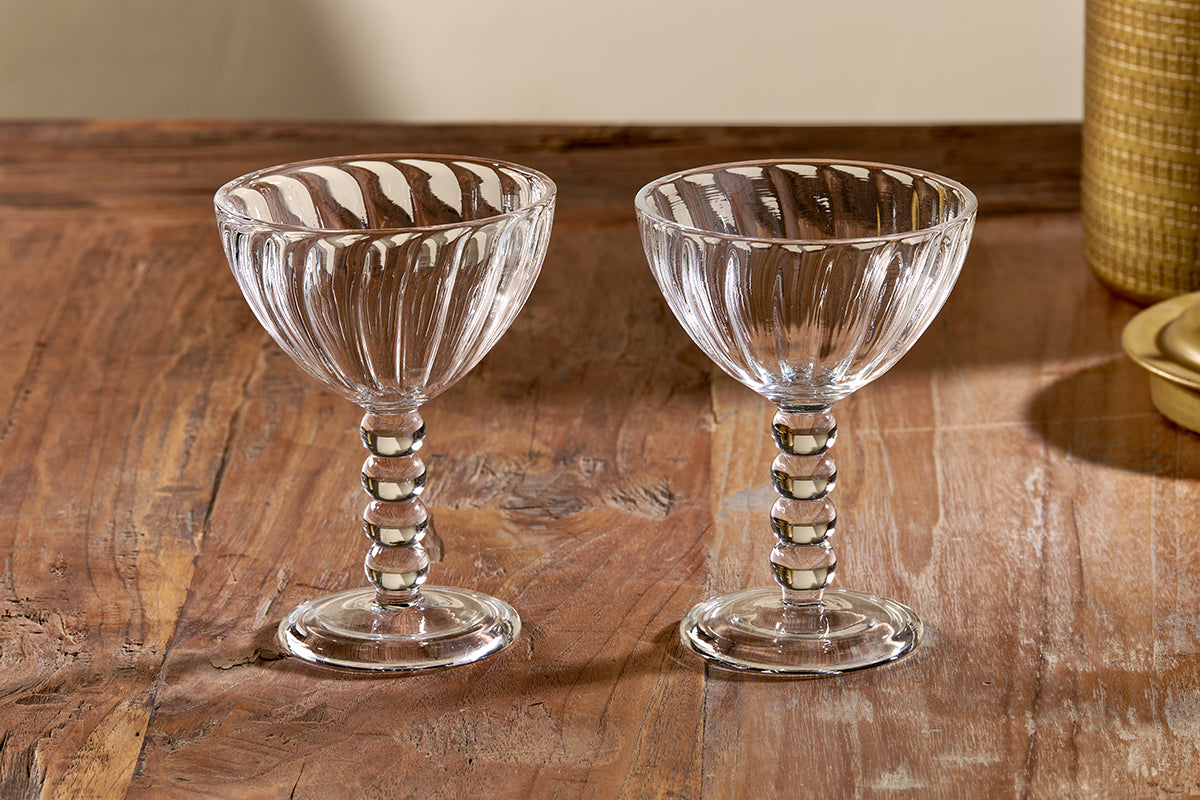 Verre à champagne Santosa - Transparent (Ensemble de 2)