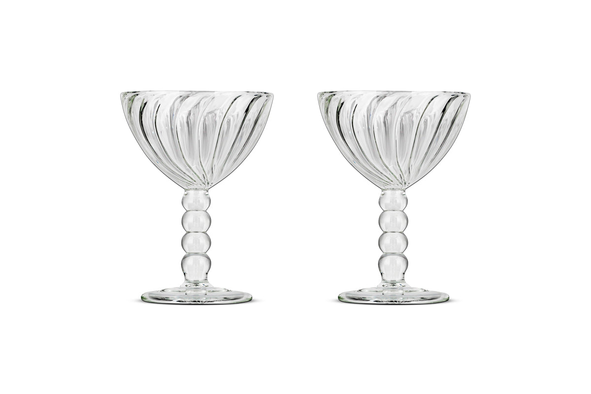 Verre à champagne Santosa - Transparent (Ensemble de 2)