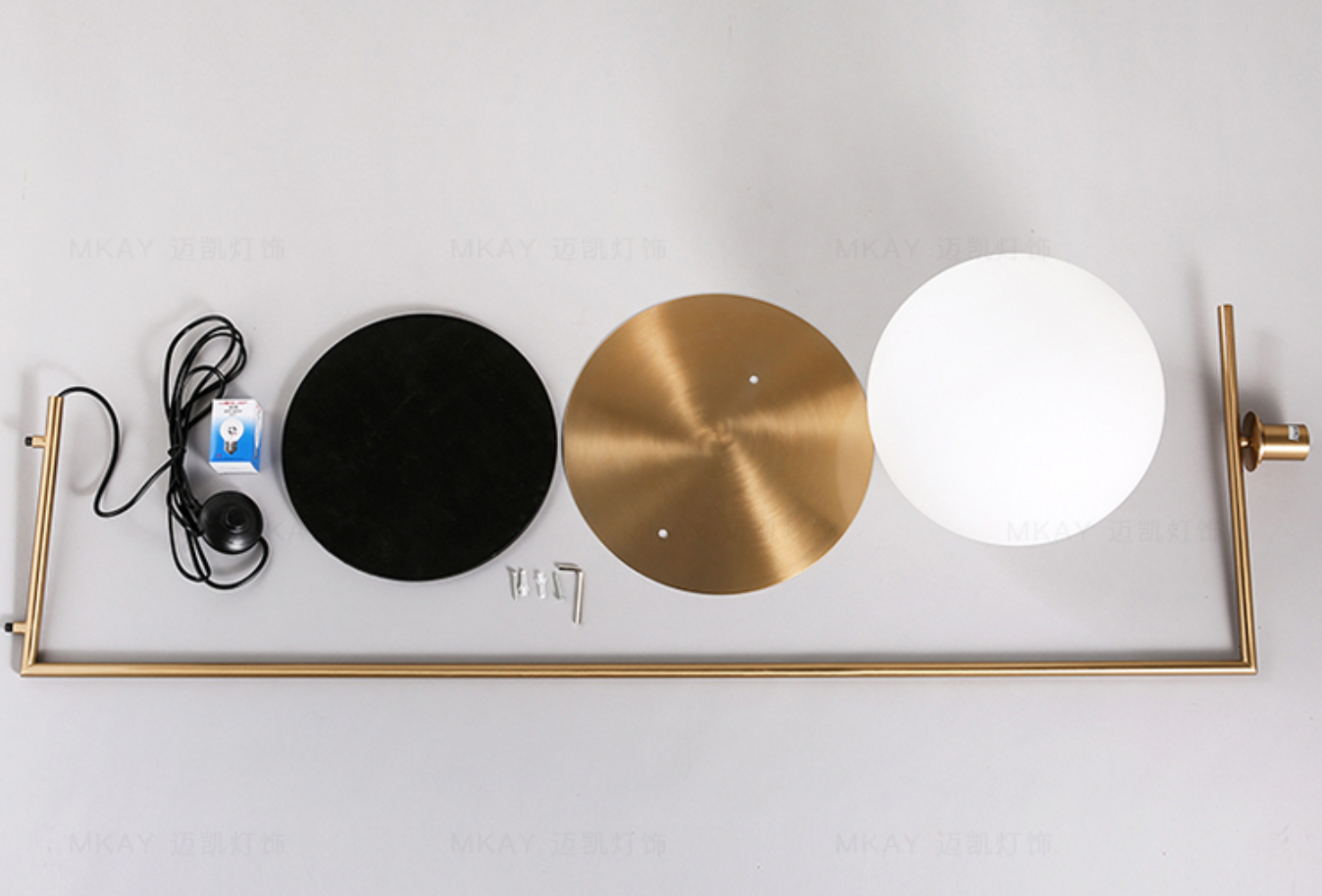 Lampe sur pied LED ronde minimaliste HECTOR