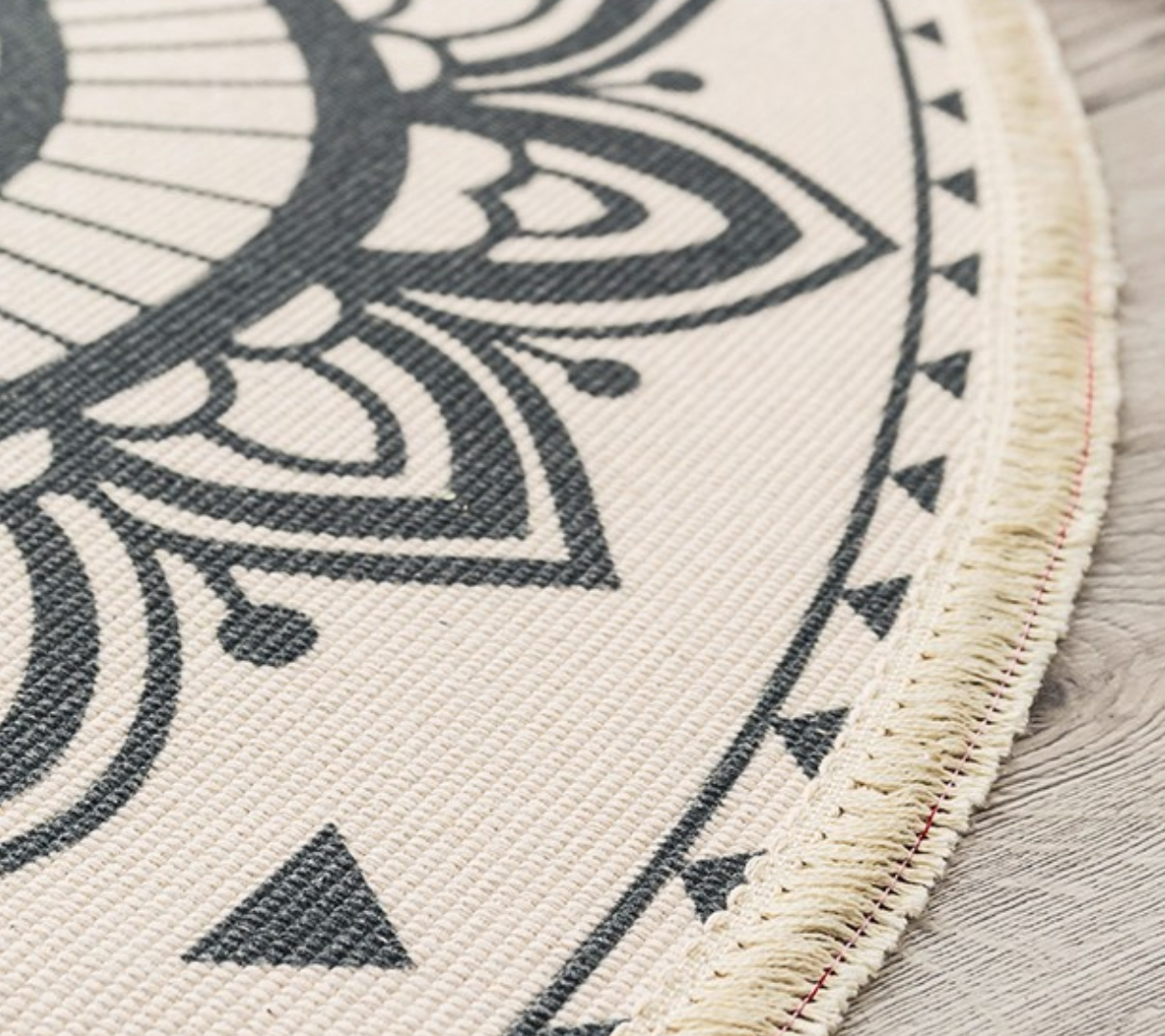 Tapis ronds en fleurs de lotus